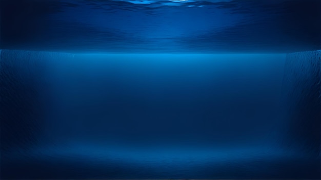 Fondo de agua azul profundo