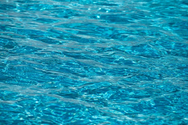 Fondo de agua de la piscina onda azul abstracto o ondulado fondo de textura de agua