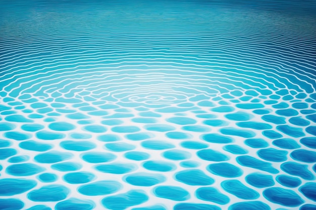 Fondo de agua de piscina con ondas