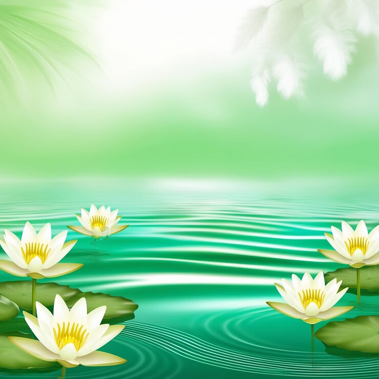 Fondo de agua verde