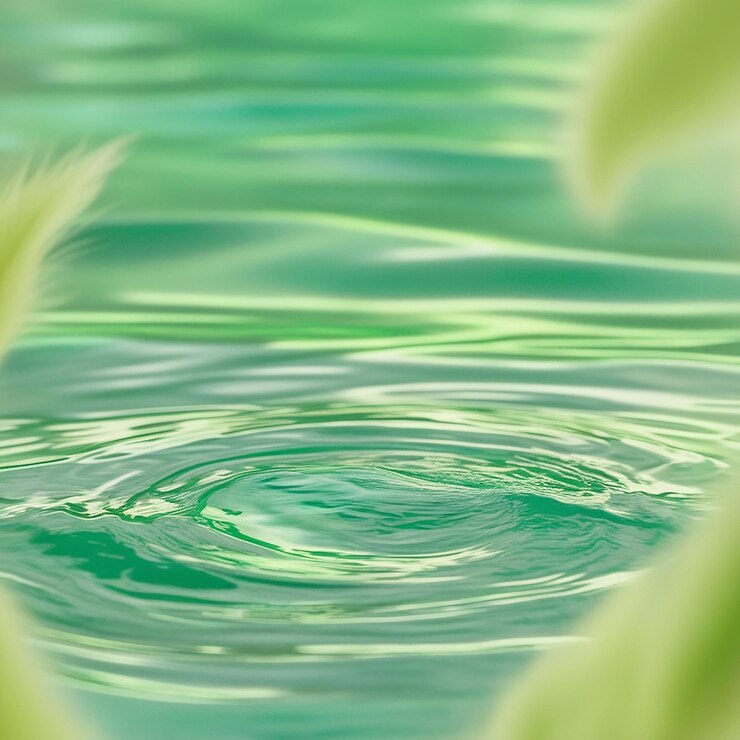 Fondo de agua verde