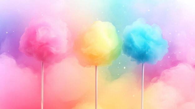 Fondo de algodón caramelo de colores en color pastel suave ar 169 v 61 ID de trabajo a12a9d7fb7d2475197639e7899a