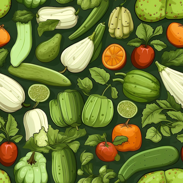 Fondo alimenticio con verduras