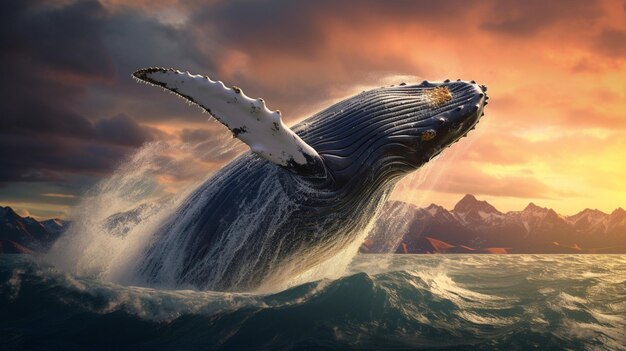 Foto fondo de alta calidad de ballena