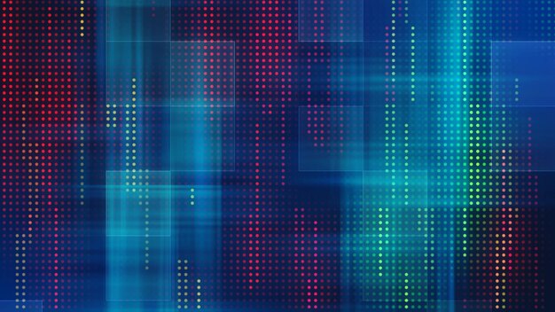 Fondo de alta tecnología Tecnología abstracta Fondo cuadrado brillante
