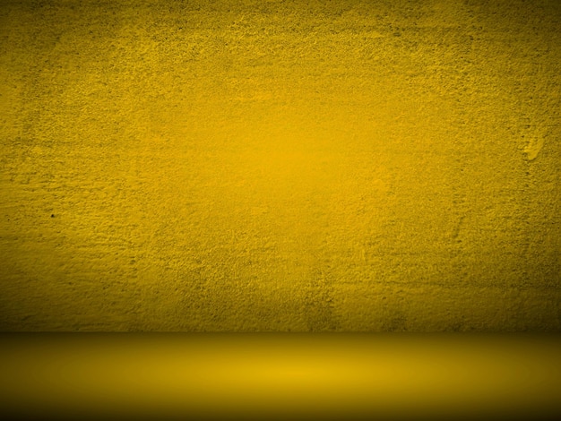 Fondo amarillo abstracto para plantillas de diseño web y estudio de productos con color degradado suave