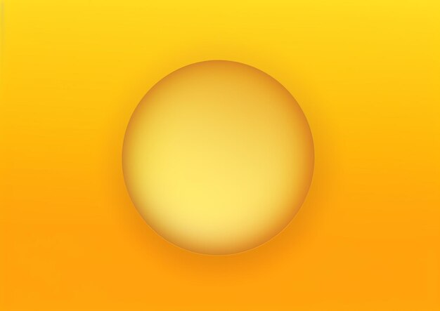 Fondo amarillo con un huevo grande en la parte superior generativo ai
