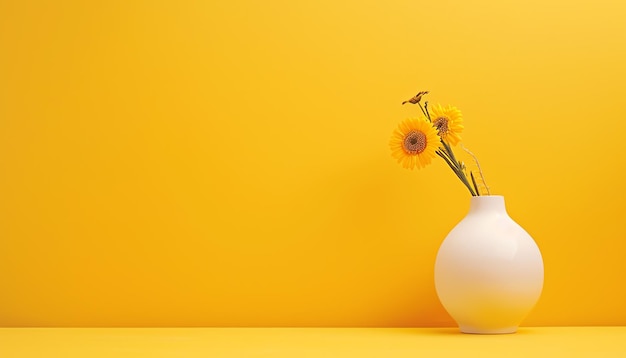 Foto fondo amarillo minimalista