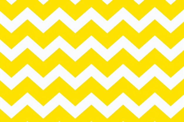 Fondo amarillo con patrón zig-zag en estilo geométrico