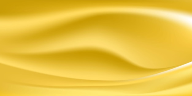 Fondo amarillo con una textura de tela fluida.