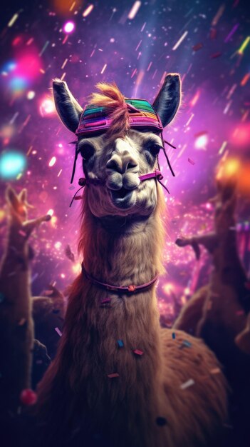 Fondo de animales de la fiesta