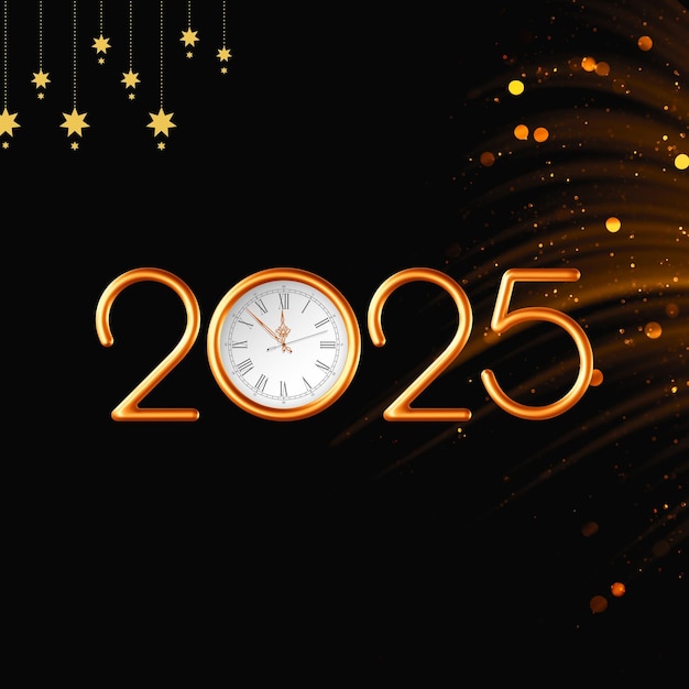 Fondo de año nuevo 2025 para el diseño de tarjetas, pancartas y carteles 23