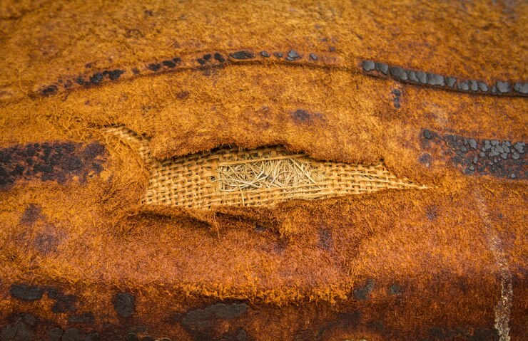 Foto fondo antiguo de cuero viejo oscuro. grandes detalles de textura