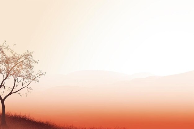 fondo de árbol abstracto y espacio de copia