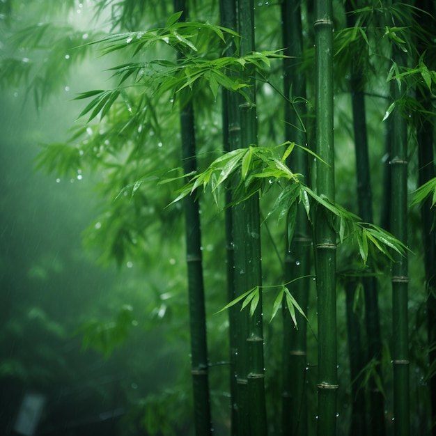 Fondo de arbol de bambu