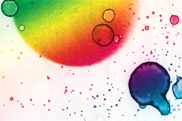 Fondo de arco iris de color abstracto Textura de acuarela