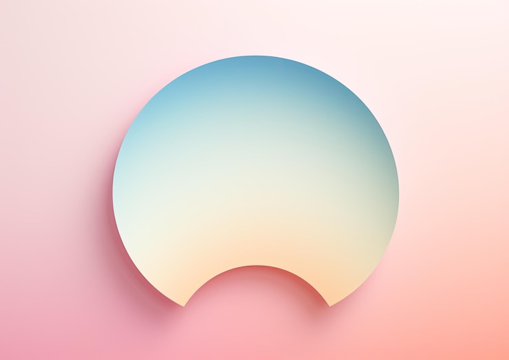 Foto un fondo de arco iris minimalista con un único arco iris perfectamente arqueado que se extiende a lo largo del marco.