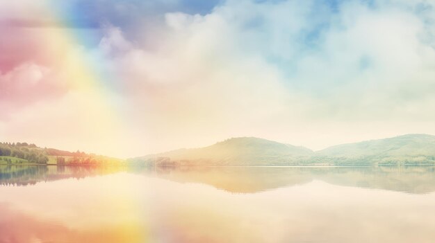 Fondo de arco iris superpuesto degradado