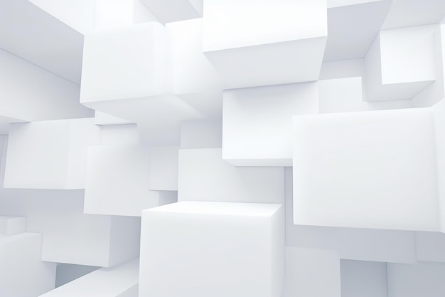 Fondo de arquitectura blanca abstracta papel pintado geométrico blanco