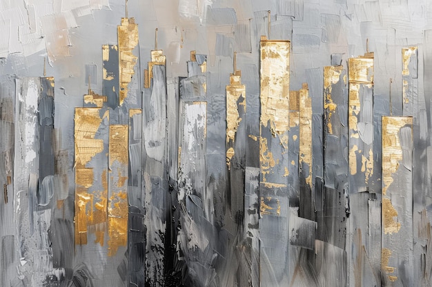 Fondo de arte abstracto Geometría textura pintura acrílica
