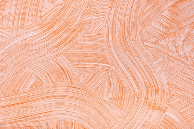 Fondo de arte abstracto naranja claro y colores blancos. Pintura de acuarela sobre lienzo con trazos de coral y splash