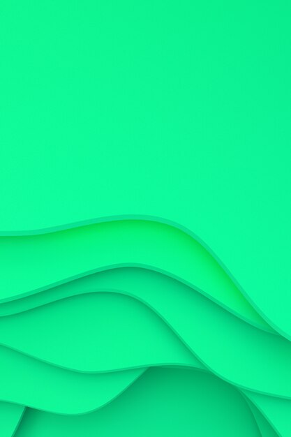 Foto fondo de arte abstracto de papel verde