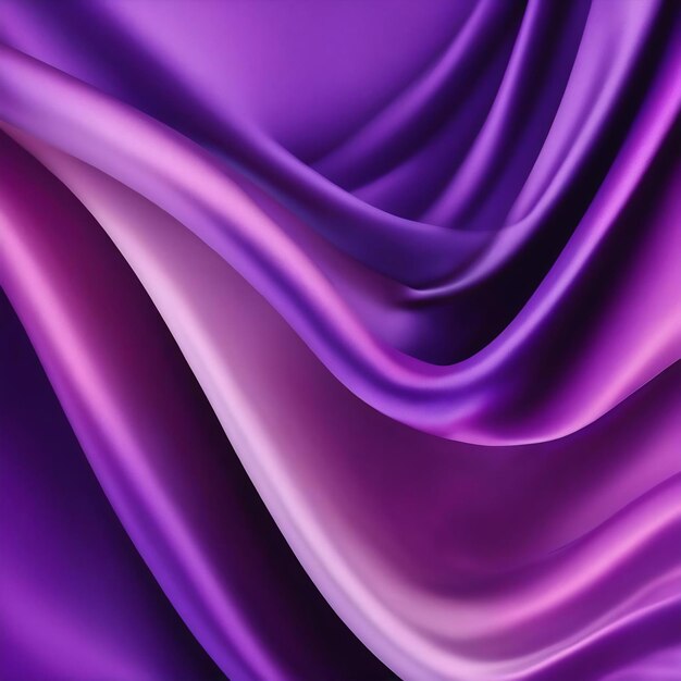 Fondo de arte abstracto púrpura textura de seda y líneas de onda en movimiento para el diseño clásico de lujo