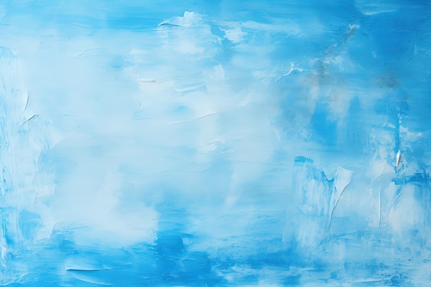 Fondo de arte abstracto de textura de pintura azul con pinceladas y tonos grises