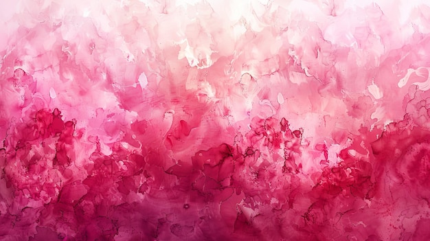 Foto fondo de arte en colores rosa claro y coral pintura a la acuarela en lienzo con tinción de rosas y gradiente fragmento de arte en papel con patrón tejido de fondo