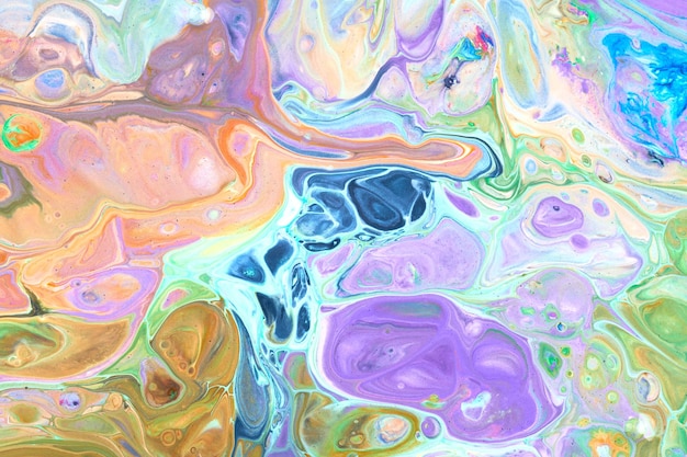 Fondo de arte fluido abstracto de hermoso patrón exclusivo Flujo de mezcla de pinturas multicolores que se mezclan Manchas y rayas de textura de tinta para impresión y diseñoxA