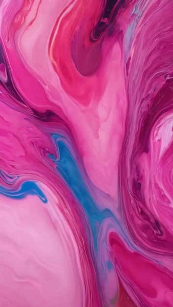 Fondo de arte fluido telón de fondo rosa de moda con manchas abstractas