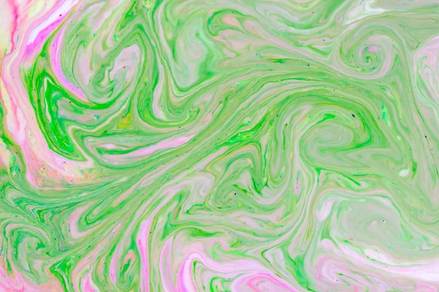 Fondo de arte fluido verde abstracto Fondo de gradiente verde y rosa abstracto