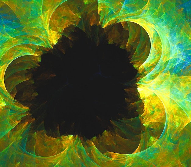 Fondo de arte fractal abstracto que sugiere astronomía y nebulosa Ilustración fractal de Computergen