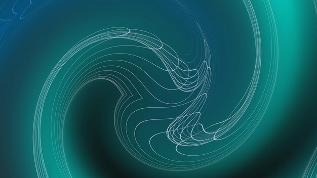Fondo de arte de línea digital geométrica Patrón de línea geométrica curva abstracta