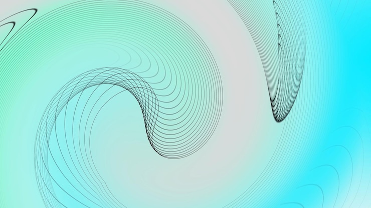 Foto fondo de arte de línea digital geométrica patrón de línea geométrica curva abstracta