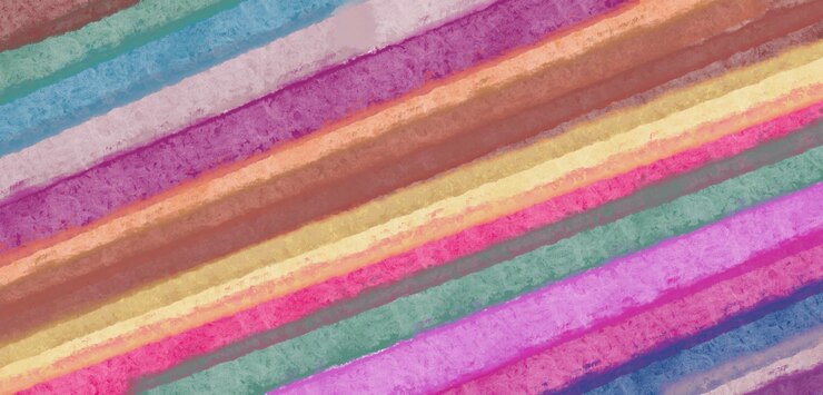 Foto fondo de arte de rayas de colores suaves