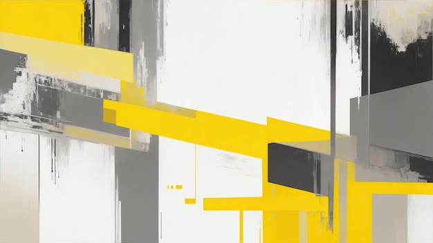 Fondo de arte vectorial moderno abstracto amarillo y gris