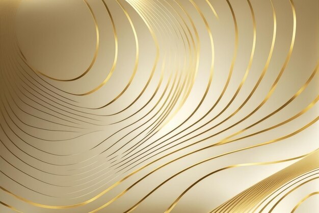 Fondo de artes de línea abstracta de oro Diseño de decoración de papel tapiz de lujo