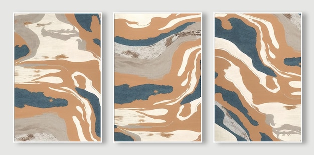 Fondo artístico abstracto Pinceladas doradas Fondo texturizado Óleo sobre lienzo Arte moderno