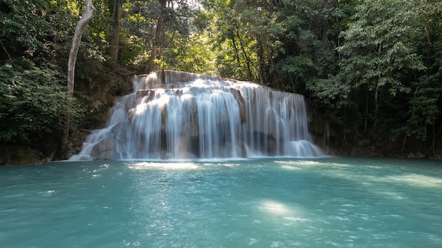 Fondo de Asia hermosa belleza azul cascada ambiente era wan exótico otoño