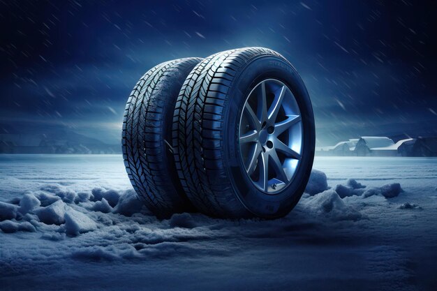 Fondo de automóviles vehículo de automóviles rueda de automóviles fondo de neumático de goma de invierno auto negro neumático nuevo