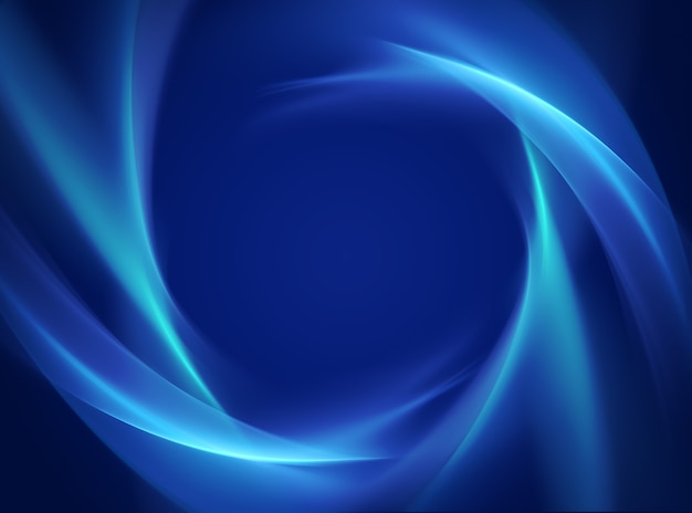 Fondo azul abstracto con líneas blancas lisas