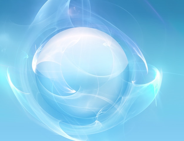 Fondo azul abstracto con líneas blancas lisas