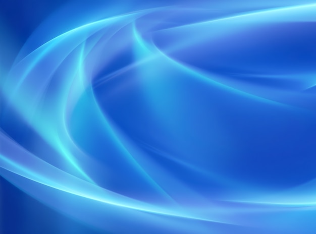 Fondo azul abstracto con líneas lisas