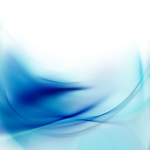 Fondo azul abstracto con líneas lisas