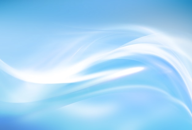 Fondo azul abstracto con líneas lisas