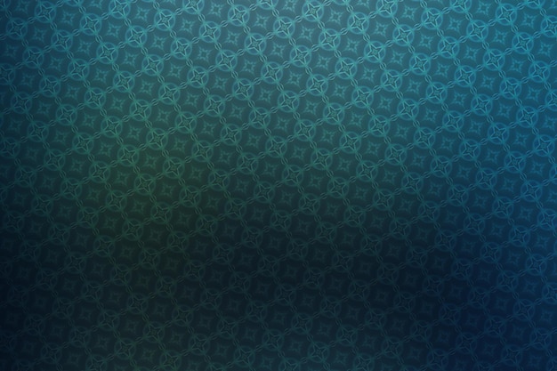 Fondo azul abstracto con patrón ornamental