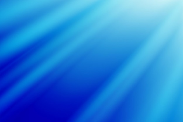 Fondo azul abstracto con rayos de luz y gradiente