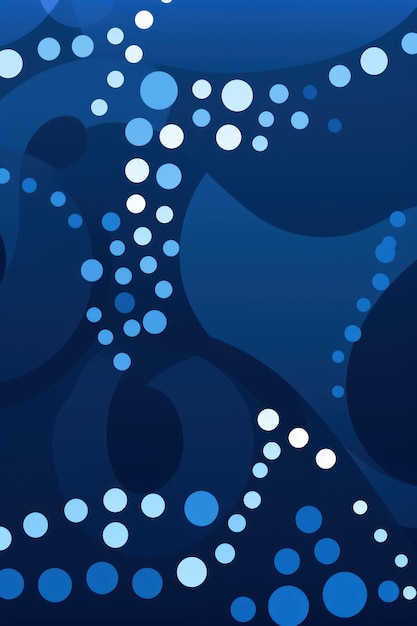 Un fondo azul abstracto con varios puntos azules en el estilo del minimalismo neogeo de color vibrante
