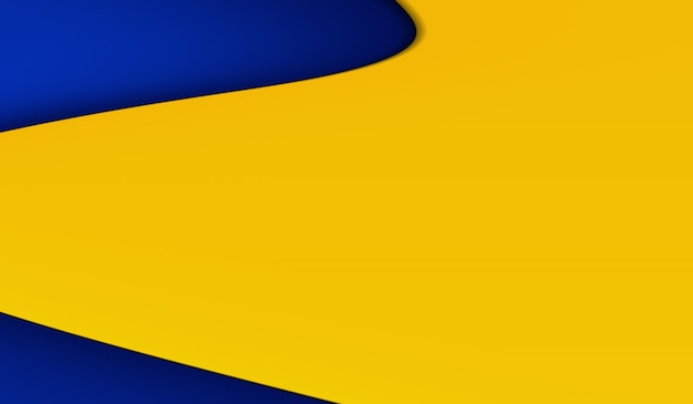 un fondo azul y amarillo con un diseño azul y Amarillo